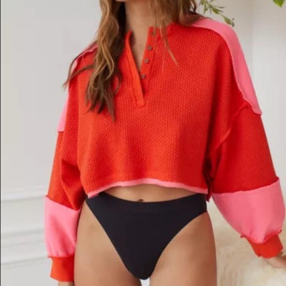 Out From Under Mel Piece and Seamed Cropped Sweater - NWT